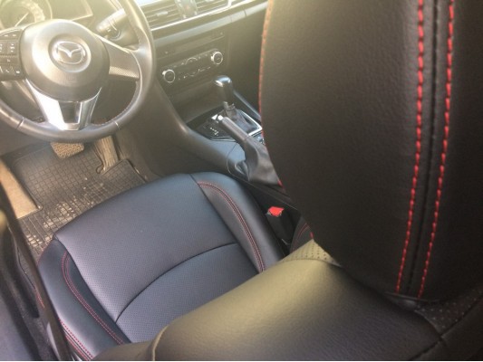 Каркасные авточехлы на Mazda 3 BM Каркасные авточехлы на Mazda 3 BM