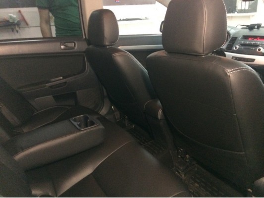 Каркасные авточехлы на Mitsubishi Lancer 10 Каркасные авточехлы на Mitsubishi Lancer 10