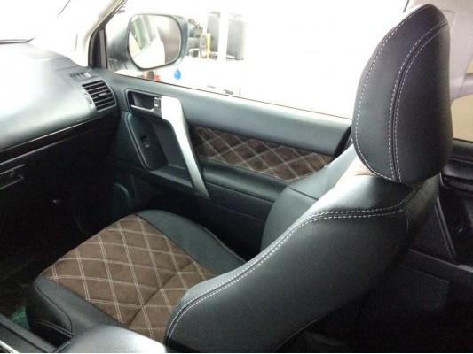 Каркасные авточехлы на Toyota Land Cruiser Prado 150 Каркасные авточехлы на Toyota Land Cruiser Prado 150